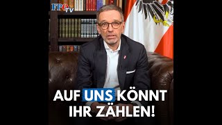 „Auf uns könnt IHR zählen“  Herbert Kickl zur aktuellen Lage [upl. by Wurster476]