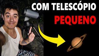 OBSERVEI TODOS OS PLANETAS GIGANTES DE GÁS DO SISTEMA SOLAR COM O TELESCÓPIO SVBONY MK105  É BOM [upl. by Creamer228]