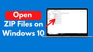 How to Open ZIP Files on Windows 10 Quick amp Easy [upl. by Anwahsat]