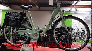 Vogue mona Moederfiets 28 inch pistache groen [upl. by Morez]