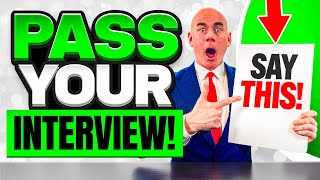 INTERVIEW QUESTIONS amp ANSWERS How to PASS a JOB INTERVIEW LIVE MOCK INTERVIEW [upl. by Sille]