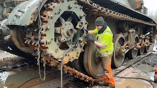 Men Fully Restore the BIGGEST GUN TANK IN THE WORLD  FV4005 Start to Finish MrHewes [upl. by Macswan]