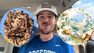 Bruster’s Cookie Jar Crunch and Birthday Cake Ice Cream Review [upl. by Alamak]