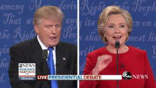 Presidential Debate Highlights  Trump Clinton Defend Tax Plans [upl. by Marcela852]