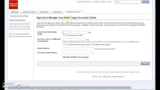 Wells Fargo Online Banking Login  wwwwellsfargocom [upl. by Dorian]