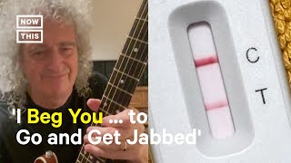 Queens Brian May Urges Fans to Get COVID19 Vaccine [upl. by Lannie]