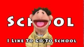 Vids4kidstv  I Like To Go To School [upl. by Orecul393]