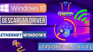 Controladores Universales Red WIFI y ETHERNET para Windows 7 8 81 y 10  SIN CONEXION A INTERNET [upl. by Naesal428]