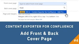 Content Exporter for Confluence  Add Front amp Back Cover Page [upl. by Vevay]