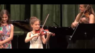 Amira amp Mariam Abouzahra performing Bartók Violin Duos [upl. by Engamrahc]