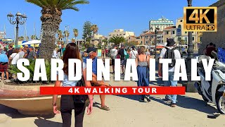 🇮🇹 Sardinia Italy Walking Tour  Alghero Beach and Fortress City Walk  4K 60fps HDR [upl. by Kalk52]