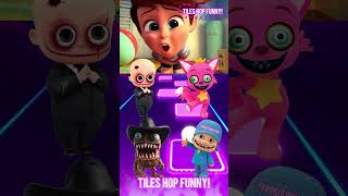 Crazy PinkFong 🆚 Scary Boss Baby 🆚 Annoying Potato 🆚 Gegagedigedagedago Coffin Dance  Tiles Hop [upl. by Yukio199]