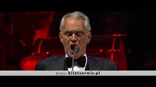 Andrea Bocelli 2024  spot video Warszawa [upl. by Floro]