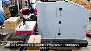 Robotic Palletizing Solution by Collaborative Robot used for End of LineEOL [upl. by Marianne]