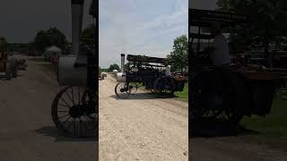 Baker Steam Engine Tractor 😎 at the Lathrop Tractor Show shorts tractor [upl. by Jonny]