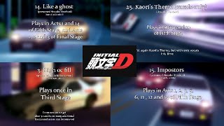 All Unreleased Sound Files From Initial D Excluding First Stage [upl. by Threlkeld]