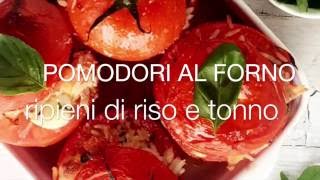 Pomodori ripieni di riso e tonno al forno [upl. by Asil]