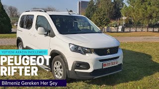 Yeni Peugeot Rifter 15 Bluehdi 130 bg EAT 8 Allure  Detaylı inceleme ve test sürüşü [upl. by Eustache]