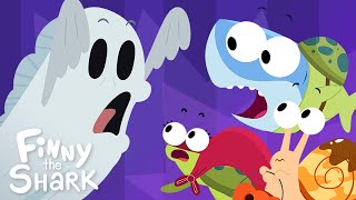 Happy Halloween Finny  Finny The Shark  Cartoon For Kids [upl. by Lezned]