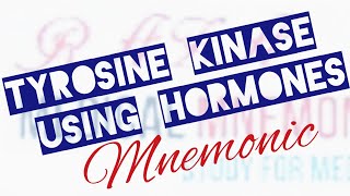 Hormones using Nonreceptor tyrosine kinases nRTKs mnemonic for USMLE Step 1 [upl. by Cida]