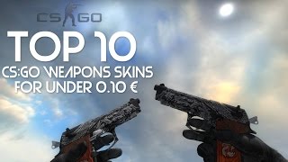 Top 10 CSGO skins under 010 € Best cheap CSGO skins 2016 [upl. by Rma]