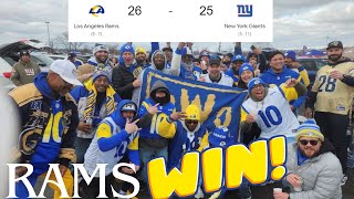 Rams vs Giants Post Game Rams win  Seahawks lose  Playoffs LOCKED [upl. by Ayekan760]