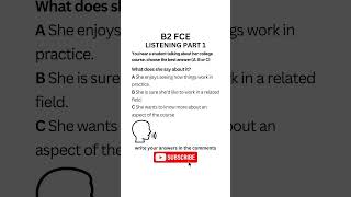 B2 First FCE Listening Practice Test 2024  Part 1 b2firstlisteningtests learningenglish fce [upl. by Anib]