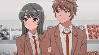 Its You  Mai x Sakuta  Bunny Girl Senpai  Alight Motion [upl. by Reprah]