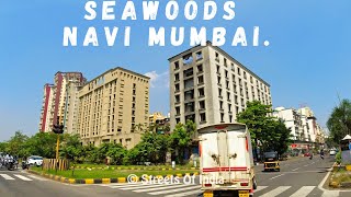 Seawoods  Prime Residential Area of Navi Mumbai Maharashtra  Drive Video India Streets of India [upl. by Ruel]