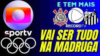 GLOBO terá 3HDIA de OLIMPÍADAS de INVERNO  RECORD melhora AUDIÊNCIA com clássico [upl. by Buskus]