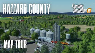 Hazzard County Map Tour  A Brilliant Map  Farming Simulator 19 [upl. by Shotton]