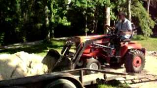 Gravely With Kwik Way Loader [upl. by Zakarias]