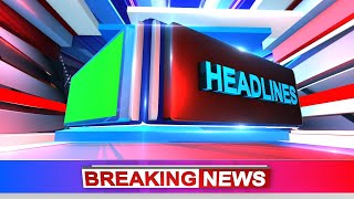 Green Screen Headlines Breaking  News Intro  Transitions and Lower third [upl. by Odirfliw289]