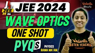 Wave Optics Class 12 One Shot  Most Expected PYQs  JEE Physics  JEE 202425 [upl. by Pattison]