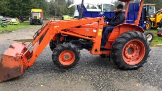 1983 Kubota L345DT Tractor [upl. by Thorlie]