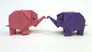 Cute Origami Elephant  Easy Paper Elephant Making [upl. by Netsud]