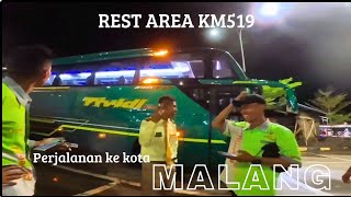 ISTIRAHAT DI REST AREA TIVIDI KM519 SRAGEN‼️PERJALANAN MENUJU KOTA MALANG [upl. by Nosecyrb]