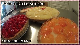 Pâte à tarte sucrée  recette et technique [upl. by Mencher]