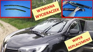 Wymiana wycieraczek wiper replacement KAMOKA Renault KADJAR [upl. by Kassaraba24]