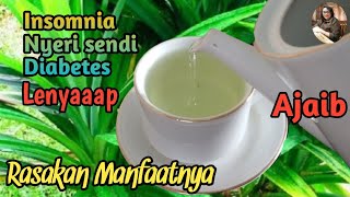 MANFAAT DAUN PANDAN DAHSYATNYA MINUM INI [upl. by Aerda]