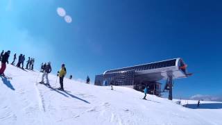 Skiing in Flachau  Ski Amadé 32015 [upl. by Einafit]