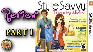 Style Savvy Trendsetters 3DS Demo Review PART 1 [upl. by Enowtna748]