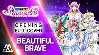 Saint Seiya Saintia Sho Opening Full  The Beautiful Brave Cover [upl. by Eylk204]