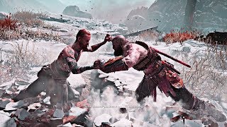 God of War  Kratos Fighting quotThe Strangerquot [upl. by Clellan]