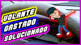 RESTAURAR volante goma 🚖 gastado CASI GRATIS [upl. by Anitreb]