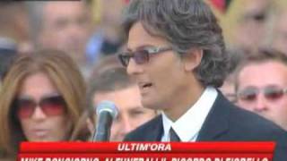 Fiorello al funerale di Mike Bongiorno [upl. by Eugen]