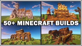 50 Awesome Minecraft Builds World Download [upl. by Acus]