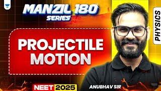 NEET 2025 Physics Manzil 180 Series Projectile Motion  Anubhav Sir [upl. by Harak]