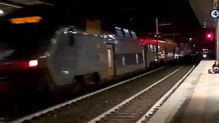 due arrivi e una partenza Colleoni rock e frecciarossa 600 da Brescia  per Piacenza e da Milano [upl. by Riorsson243]