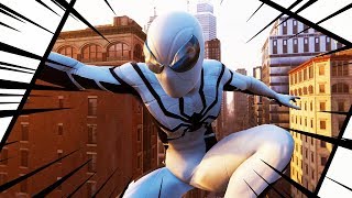 THE FUTURE SPIDERMAN SUIT SpiderMan PS4 New Free DLC [upl. by Hortensa]